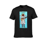 Sister Rosetta Tharpe Gospel Folk Art T-Shirt Mens Casual Tee Black L