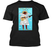 Sister Rosetta Tharpe Gospel Folk Art T Shirt Sweatshirt Hoodie for Men Top Short Sleeve Black L