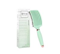 Sister Young OVIA - Spazzola professionale per capelli ventilata con setole di cinghiale per volume, lucentezza e capelli sani | Districazione e styling senza tirare (Fresh Mint)