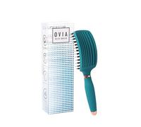 Sister Young OVIA - Spazzola professionale per capelli ventilata con setole di cinghiale per volume, lucentezza e capelli sani | Districazione e styling senza tirare (verde)