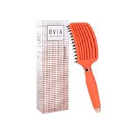 Sister Young OVIA - Spazzola professionale per capelli ventilata con setole di cinghiale per volume, lucentezza e capelli sani | Districazione e styling senza tirare (APRICOT)