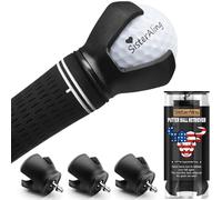 SisterAling 3-Prong Golf Ball Retriever Grabber Pick Up,Back Saver Claw Put On Putter Grip,Ventosa Palla Grabber, Ventosa per Golf Viti Strumento
