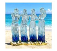 Sisters by My Side Sculpture,Celebrates Friendships Three Sisters Sculpture,Resin Decorative Figurine,Birthday Gifts for Women,Special Christmas Friendship Day Present for Besties Female (Four)