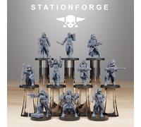Sisters Of È Stato - Grimguard Stationforge Miniature - 10 Figure - 28mm