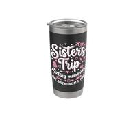 Sisters Trip 2026 Tee per donne ragazze, sorelle vacanze viaggio Bicchiere termico in acciaio inox doppia parete