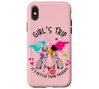 Sisters Weekend It's Better Than Therapy For Girls Trip 2025 Custodia per iPhone X/XS