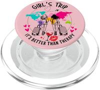 Sisters Weekend It's Better Than Therapy For Girls Trip 2025 PopSockets PopGrip per MagSafe