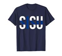 SISU - Maglietta con bandiera finlandese di Finnish Pride Gift & Funny Maglietta