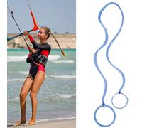SISYOUP 1 set di elastici per capelli spessi da 63,5 cm, senza danni, da donna, a coda di cavallo, elastici per capelli spessi, ricci, senza grovigli, per nuoto e sport, colore: blu