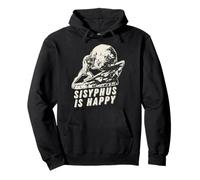 Sisyphus è felice - Cool Sisyphus Meme Felpa con Cappuccio