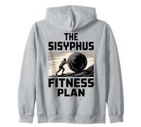 Sisyphus Philosophy Design per Uno Studente di filosofia Felpa con Cappuccio