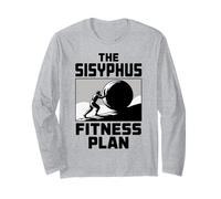 Sisyphus Philosophy Design per Uno Studente di filosofia Maglia a Manica