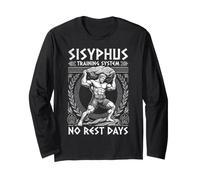 Sisyphus Training System No Rest Days Greek Mitologia Palestra Maglia a Manica