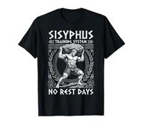 Sisyphus Training System No Rest Days Greek Mitologia Palestra Maglietta