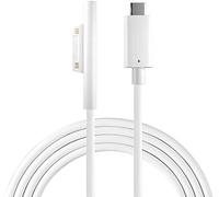 Sisyphy Surface a USB C Cavo di Carica, Compatibile con Microsoft Surface Pro 7/6/5/4/3 Go3/2/1 Laptop4/3/2/1, Richiede un Caricabatterie USB-C da 45W 15V/3A