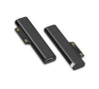 Sisyphy Surface Connect al connettore di ricarica USB C, compatibile con Microsoft Surface Pro 7/6/5/4/3 Go 1/2 Surface Laptop 4/3/2/1, funziona con alimentatore USBC da 45 W 15 V3A e cavo USBC 3A