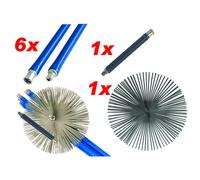 KIT SPAZZACAMINO MT.8.60 + MOLLA + SCOVOLO D.CM.25