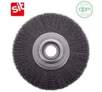 SIT SPAZZOLA CIRCOLARE ACC. DIAMETRO 250 MM FORI 16 / 20 / 25 PER MOLA DA BANCO