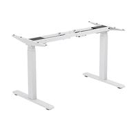 SiT-Stand Desk Frame, Dual Motor, EasY-Use Controller, White (eo0051w)
