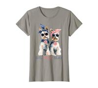 Sit Stay Slay Funny Yorkie, Simpatico Amante dei Cani Maglietta