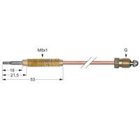 SIT Termocoppia 0.200.053 M9x1 L400mm M8x1 Gas Girarrosto ROTISOL
