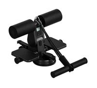 Sit Up Assistant Device - 26x10.5x22cm Sit Up Foot Holder, Abdominal Machine, Ab Trainer Machine With Suction Cups And Pull Rope, Portable Fitness Equipment With Counting Function For Home