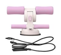Sit Up Assistant Device - Sit Up Pavimento | Attrezzatura per allenamento addominali | 3 livelli regolabili a doppia e corda elastica per allenamento addominali, piedi e gambe