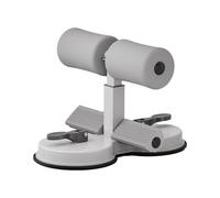 Sit Up Bar Floor - Allenatore di suzione, supporto per piedi, macchina per addominali, sistema di allenamento con base regolabile, strumento portatile con base resistente per allenamenti a casa