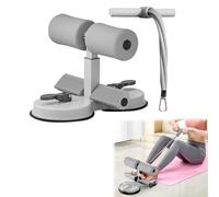 Sit Up Bar, Portable Sit Up Assistant Sit Up - Attrezzatura per l'allenamento addominale, per sport a partire dall'asta autoaspirante per sit up (grigio)