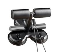 Sit Up Bar - Suction Cup Stand, Adjustable Assist | Portatile Addominal Exercise Device with Resistance Band, Core Training Equipment for Home Office Gym and Effective Daily Fitness Strength Workouts