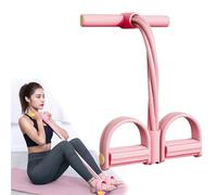 Sit Up Exercise Equipment, 6-Tube Pedal Resistance Band with Handles, Resistance Training Equipment for Abdominal Training,Yoga, and Pilates | Abdominal, Leg, Arm for Women (J)