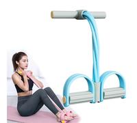 Sit Up Exercise Equipment, 6-Tube Pedal Resistance Band with Handles, Resistance Training Equipment for Abdominal Training,Yoga, and Pilates | Abdominal, Leg, Arm for Women (E)