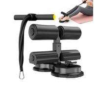 Sit Up Machine Abs - Suction Cup Floor Holder, Abdominal Workout Equipment | Adjustable Ab Trainer With Floor Bar Support, Core Exercise Sit Up Machine For Home Gym Fitness Training