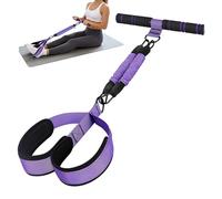 Sit-Up Training Equipment - Abdominal Trainer Fitness Leg Pulley Strap | Foot Pedal Strength Band | Adjustable Pull Rope For Leg Toning | Durable Exercise Equipment For Full Body Stretch