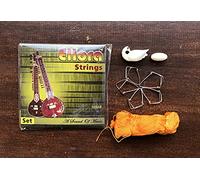Sitar Accessories Strings Mizrab Tasto tuning perline tutto in uno