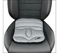 Sitback Basic Slim - Cuscino ergonomico con cuneo, per sedili stretti, fissaggio semplice, 36 x 42 x 2-5,5 cm