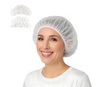 Sitbfoam 100 retine usa e getta per capelli da cucina con fascia elastica in tessuto non tessuto con elastico, senza lattice, per aree igieniche