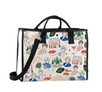 Sitcom - Borsa a tracolla a tema TV divertente, ispirata a programmi televisivi, per sorelle, famiglia, migliori amiche, Ret Home Tote UK, 0