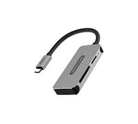 Sitecom MD-066 USB-C Mini Card Reader - Lettore di schede di Memoria USB-C Male to SD Card + Micro SD Card Slot - Alluminio
