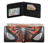 Sitengjun Portafoglio Spiderman per Ragazzi - Cartone Animato Spider Man Supereroe