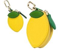 sitengjun Portamonete A Forma Di Limone, Ciondolo Per Borsa Da Donna, Un Raffinato Ciondolo Che Funge Anche Da Portamonete Con Cerniera, Perfetto Per Le Borse Di Donne E Ragazze