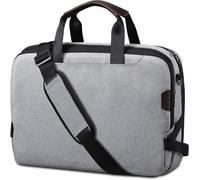 SITHON Borsa a Tracolla per Laptop Grigia 41 x 28 x 11 cm