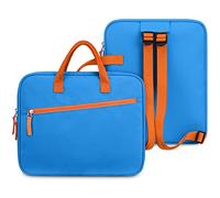 SITHON Borsa per libri Tiptoi e penna, borsa portatile con maniglia e tracolla regolabile, grande capacità borsa per TipToi Libri, caricatore e accessori (blu)