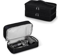 SITHON Custodia da Viaggio Compatibile con Dyson Supersonic/Dyson Airwrap Styler/Shark HD430 Flexstyle, Borsa Organizzatore Portatile Resistente all'Acqua (Nero)