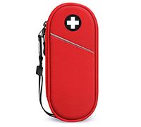 SITHON Epipen Borsa da Trasporto Isolata, Portatile Medicinali di Emergenza Custodia da Viaggio per Bambini e Adulti, per 2 EpiPens, Asthma Inhaler, Anti-Histamine, Auvi-Q, Allergy Medicine Essentials