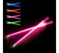 SithSticks®2 Bastoncini Luminosi Rosa | Bastoncini Spada Laser a LED | Posate Lavabili e Rutilizzabili per Bambini e Adulti | Cucina Cinese e Giapponese | Idea Regalo | OriginalCorner®