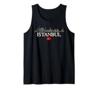 Siti storici di Istanbul Bandiera della Turchia Canotta