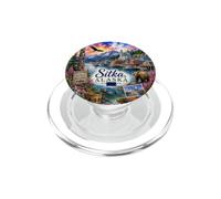 Sitka Alaska, AK, Stati Uniti Viillage, Pacific Passage, pesca PopSockets PopGrip per MagSafe