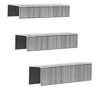 SITLDY Graffette resistenti in acciaio inox T50, 1000 pezzi, 3 misure per pinzatrice, include: assortimento da 5/16", 3/8", 1/2", kit combinato (1000)