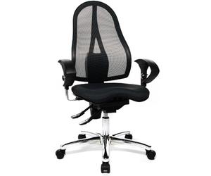 SITNESS 15 U2 - Sedia da ufficio professionale Nero tessuto / tessuto in maglia